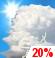 Slight Chance Thunderstorms Chance for Measurable Precipitation 20%